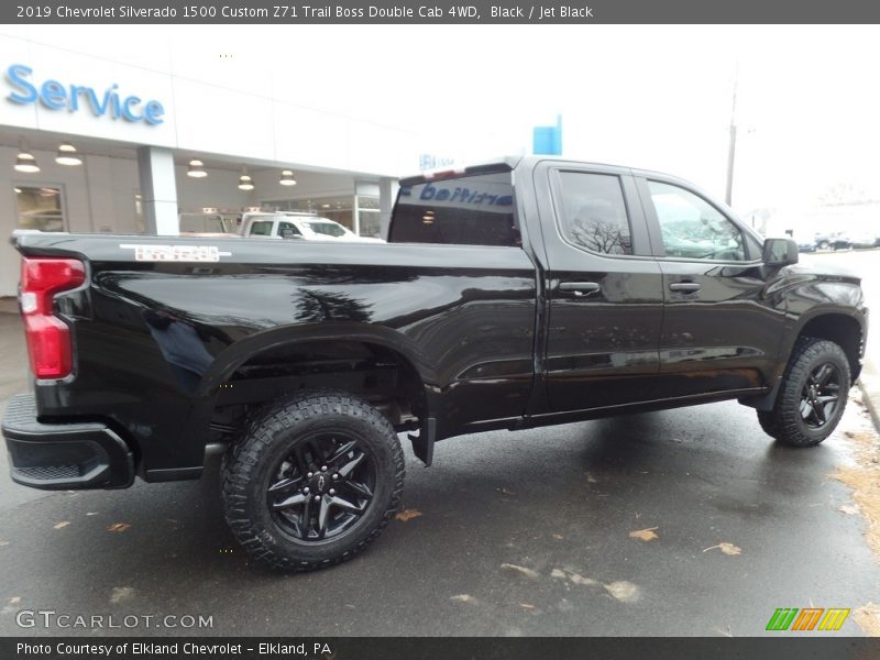 Black / Jet Black 2019 Chevrolet Silverado 1500 Custom Z71 Trail Boss Double Cab 4WD