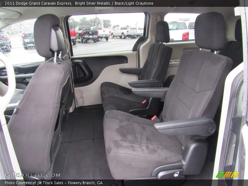 Bright Silver Metallic / Black/Light Graystone 2011 Dodge Grand Caravan Express