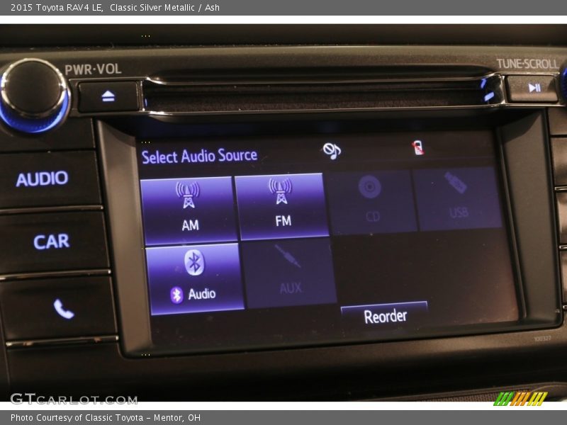 Classic Silver Metallic / Ash 2015 Toyota RAV4 LE