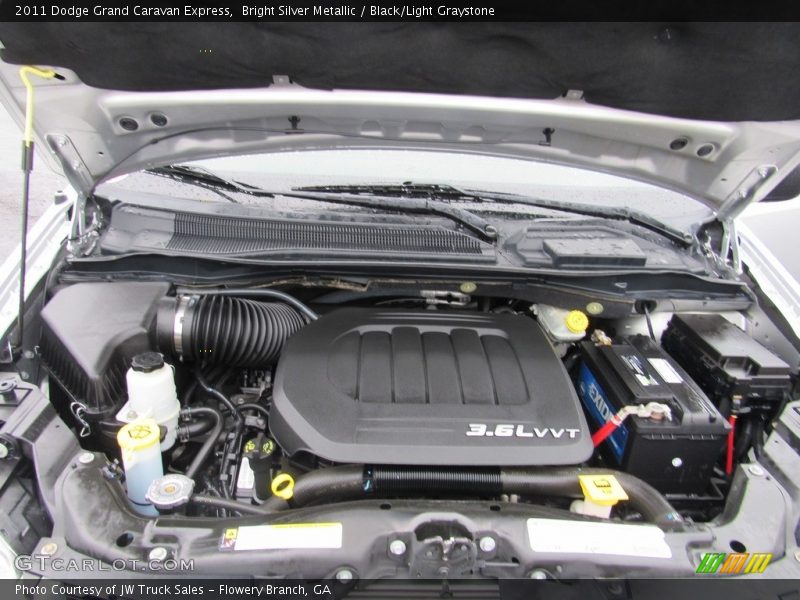 Bright Silver Metallic / Black/Light Graystone 2011 Dodge Grand Caravan Express