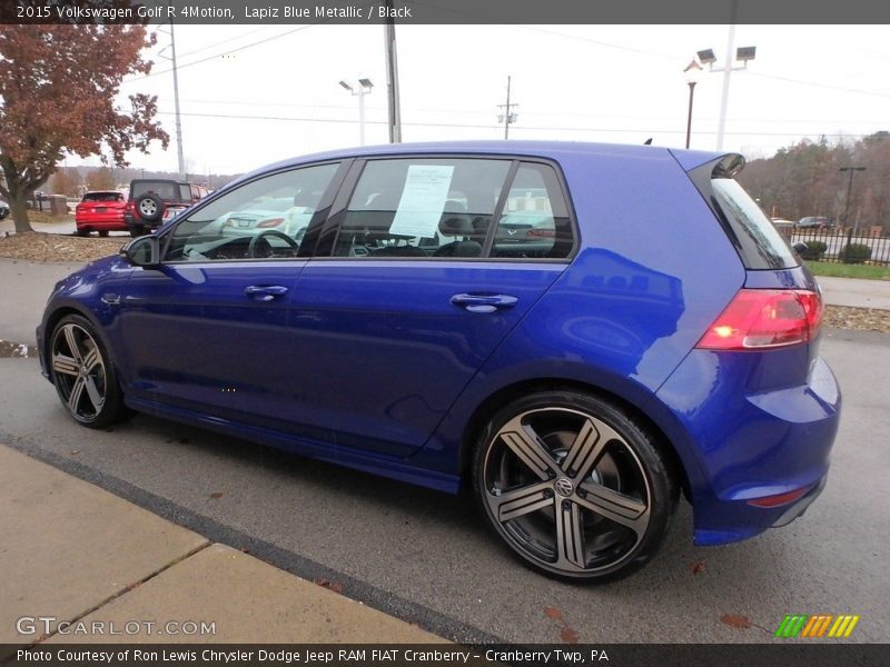 Lapiz Blue Metallic / Black 2015 Volkswagen Golf R 4Motion