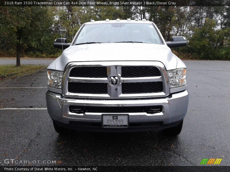 Bright Silver Metallic / Black/Diesel Gray 2018 Ram 3500 Tradesman Crew Cab 4x4 Dual Rear Wheel