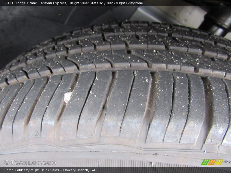Bright Silver Metallic / Black/Light Graystone 2011 Dodge Grand Caravan Express
