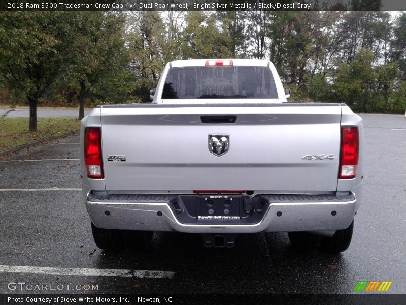 Bright Silver Metallic / Black/Diesel Gray 2018 Ram 3500 Tradesman Crew Cab 4x4 Dual Rear Wheel