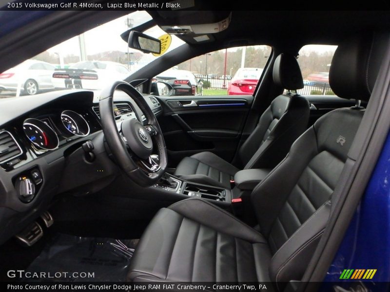 Lapiz Blue Metallic / Black 2015 Volkswagen Golf R 4Motion