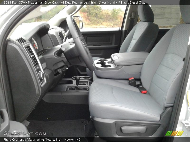 Bright Silver Metallic / Black/Diesel Gray 2018 Ram 3500 Tradesman Crew Cab 4x4 Dual Rear Wheel