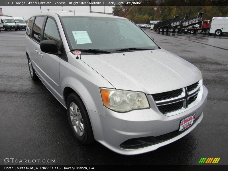 Bright Silver Metallic / Black/Light Graystone 2011 Dodge Grand Caravan Express