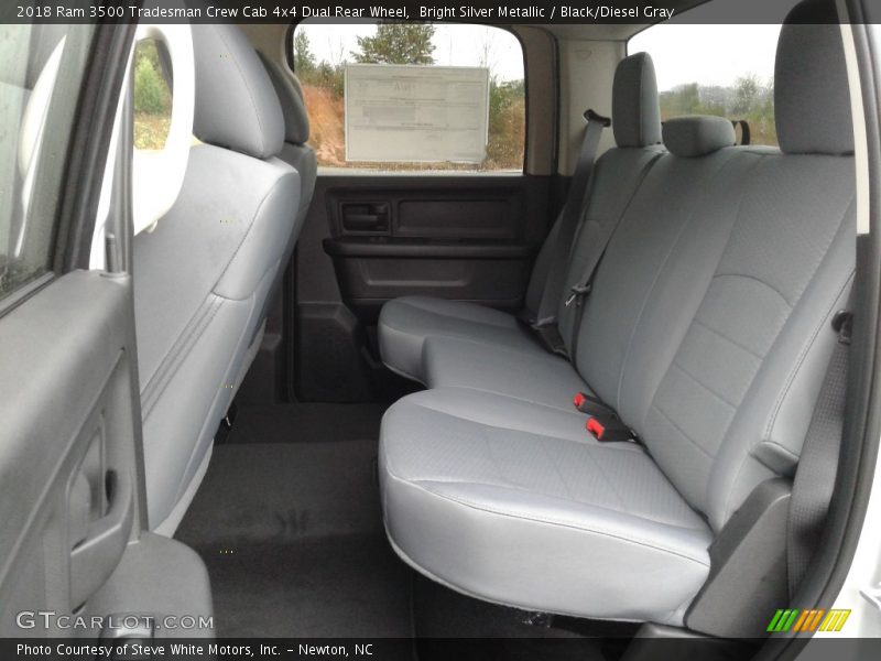 Bright Silver Metallic / Black/Diesel Gray 2018 Ram 3500 Tradesman Crew Cab 4x4 Dual Rear Wheel