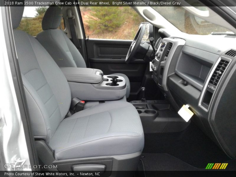 Bright Silver Metallic / Black/Diesel Gray 2018 Ram 3500 Tradesman Crew Cab 4x4 Dual Rear Wheel