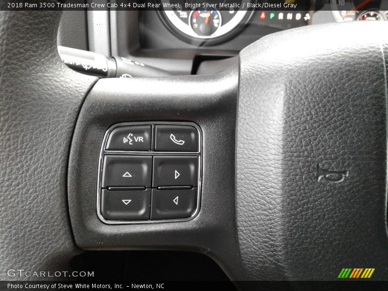 Bright Silver Metallic / Black/Diesel Gray 2018 Ram 3500 Tradesman Crew Cab 4x4 Dual Rear Wheel