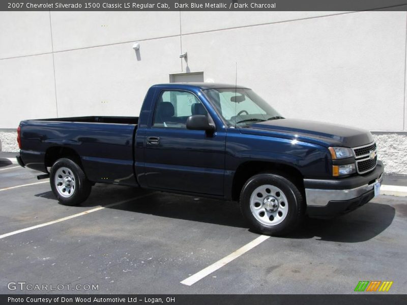 Dark Blue Metallic / Dark Charcoal 2007 Chevrolet Silverado 1500 Classic LS Regular Cab