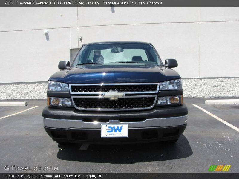 Dark Blue Metallic / Dark Charcoal 2007 Chevrolet Silverado 1500 Classic LS Regular Cab