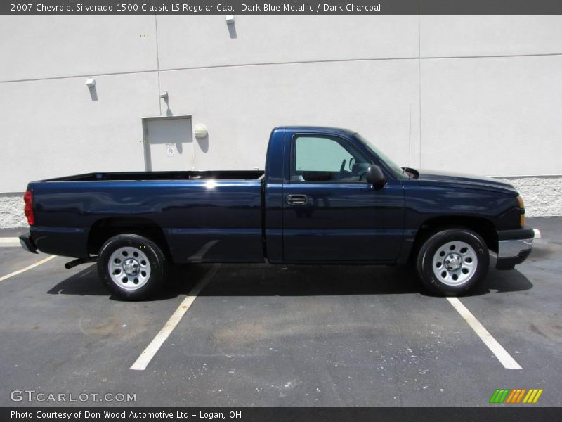 Dark Blue Metallic / Dark Charcoal 2007 Chevrolet Silverado 1500 Classic LS Regular Cab