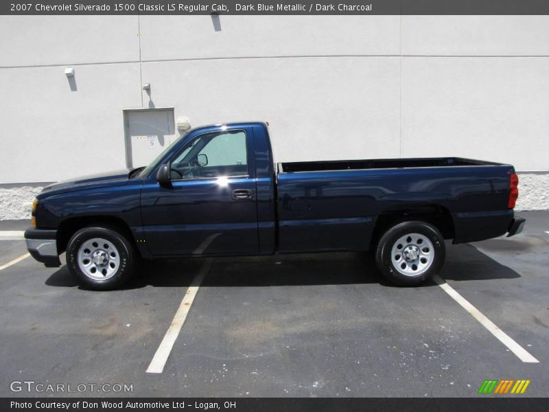 Dark Blue Metallic / Dark Charcoal 2007 Chevrolet Silverado 1500 Classic LS Regular Cab