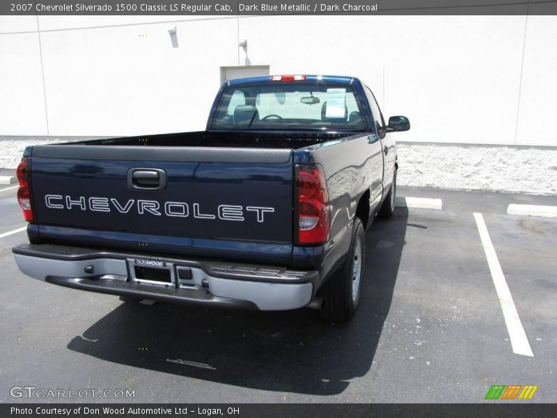 Dark Blue Metallic / Dark Charcoal 2007 Chevrolet Silverado 1500 Classic LS Regular Cab