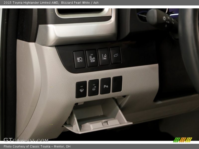 Blizzard Pearl White / Ash 2015 Toyota Highlander Limited AWD