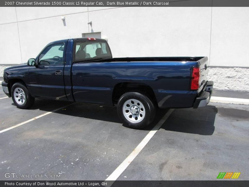 Dark Blue Metallic / Dark Charcoal 2007 Chevrolet Silverado 1500 Classic LS Regular Cab