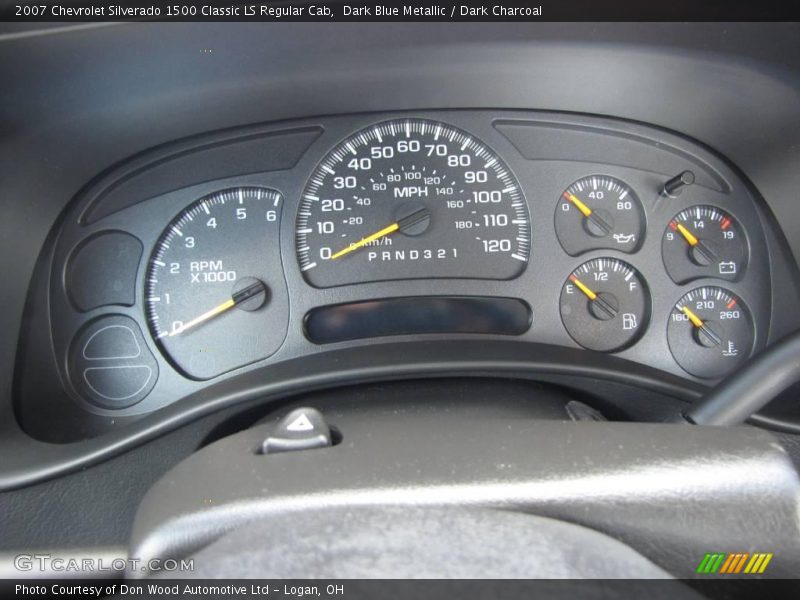 Dark Blue Metallic / Dark Charcoal 2007 Chevrolet Silverado 1500 Classic LS Regular Cab