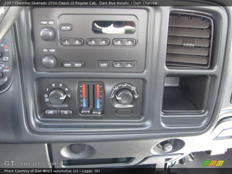 Dark Blue Metallic / Dark Charcoal 2007 Chevrolet Silverado 1500 Classic LS Regular Cab