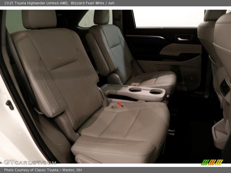 Blizzard Pearl White / Ash 2015 Toyota Highlander Limited AWD