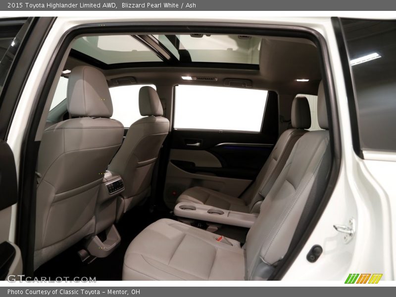 Blizzard Pearl White / Ash 2015 Toyota Highlander Limited AWD