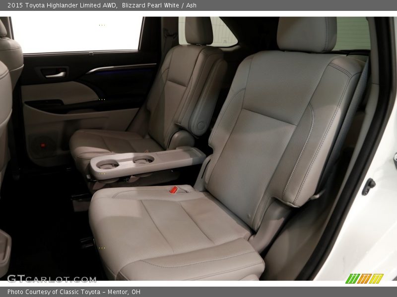 Blizzard Pearl White / Ash 2015 Toyota Highlander Limited AWD