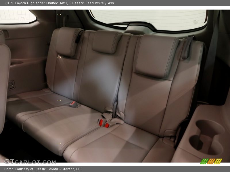 Blizzard Pearl White / Ash 2015 Toyota Highlander Limited AWD