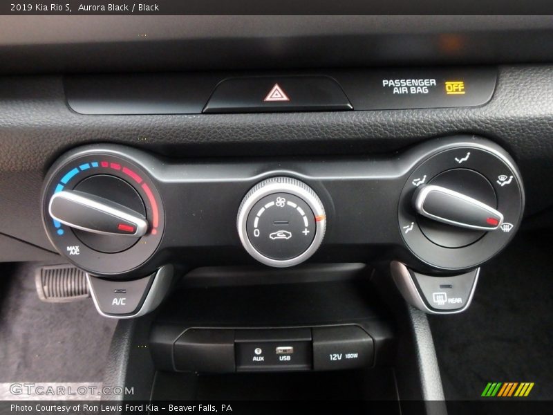 Controls of 2019 Rio S