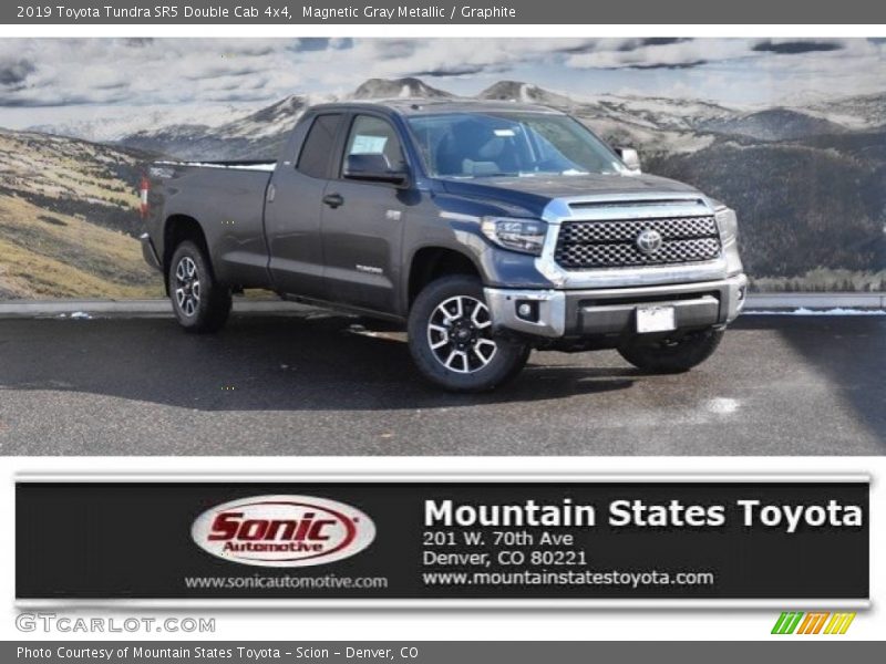 Magnetic Gray Metallic / Graphite 2019 Toyota Tundra SR5 Double Cab 4x4