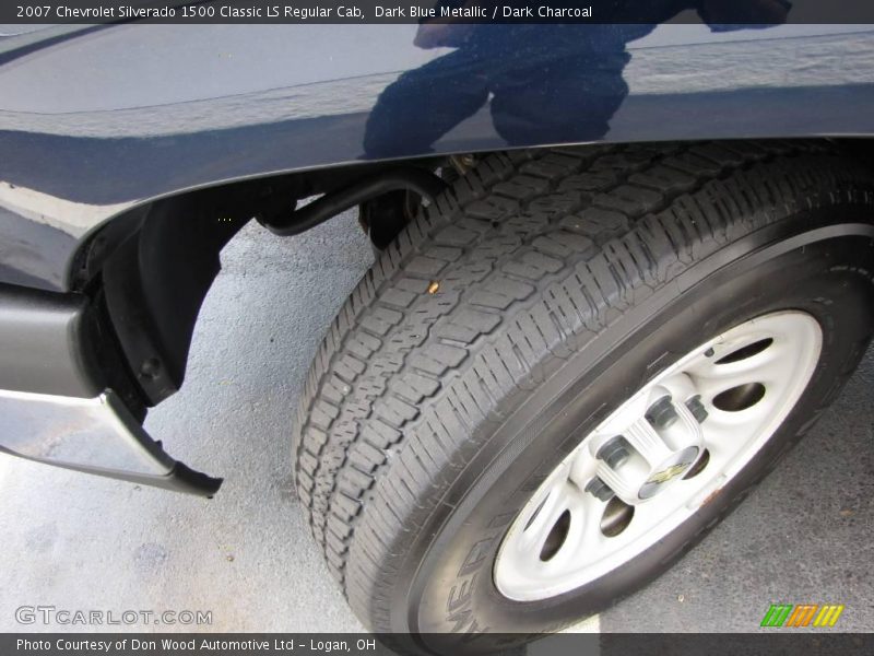 Dark Blue Metallic / Dark Charcoal 2007 Chevrolet Silverado 1500 Classic LS Regular Cab