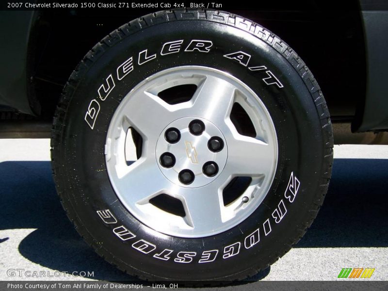 Black / Tan 2007 Chevrolet Silverado 1500 Classic Z71 Extended Cab 4x4