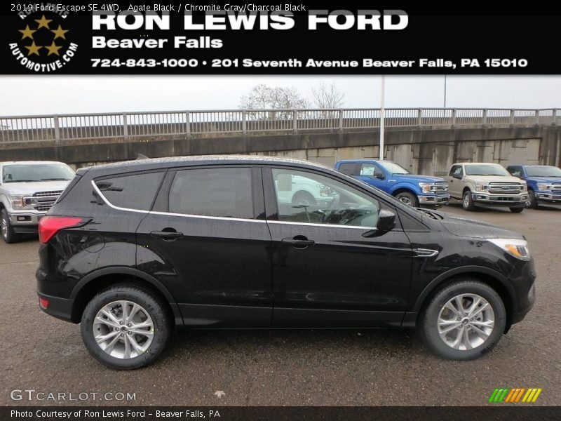 Agate Black / Chromite Gray/Charcoal Black 2019 Ford Escape SE 4WD