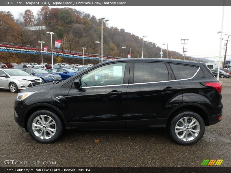 Agate Black / Chromite Gray/Charcoal Black 2019 Ford Escape SE 4WD