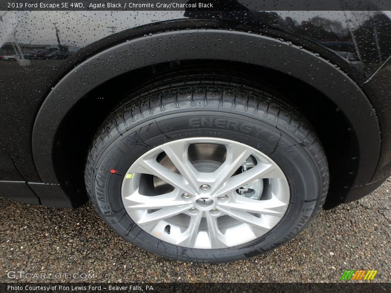 Agate Black / Chromite Gray/Charcoal Black 2019 Ford Escape SE 4WD