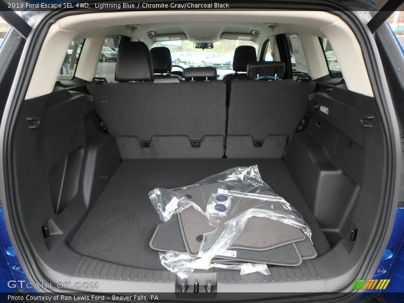 Lightning Blue / Chromite Gray/Charcoal Black 2019 Ford Escape SEL 4WD