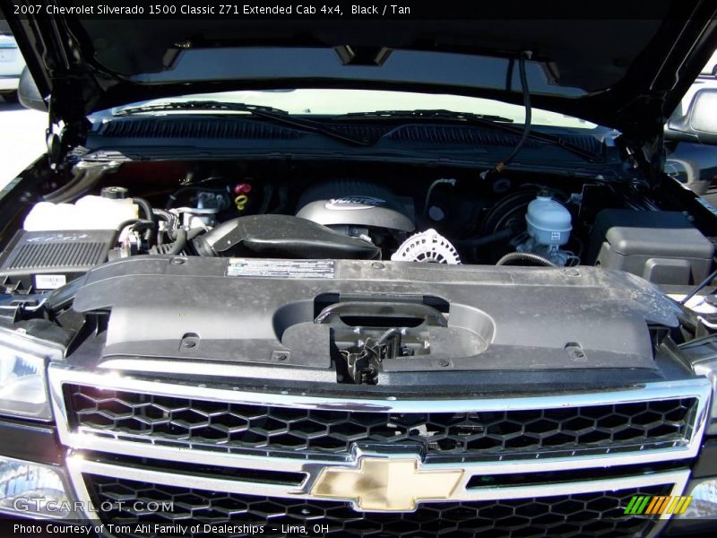 Black / Tan 2007 Chevrolet Silverado 1500 Classic Z71 Extended Cab 4x4