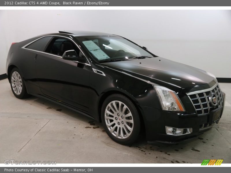 Black Raven / Ebony/Ebony 2012 Cadillac CTS 4 AWD Coupe