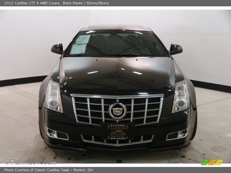 Black Raven / Ebony/Ebony 2012 Cadillac CTS 4 AWD Coupe