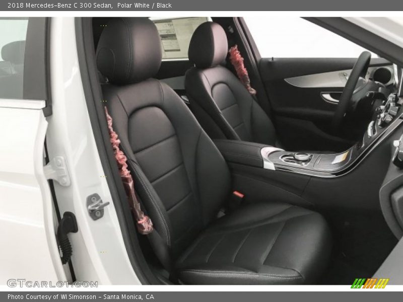Polar White / Black 2018 Mercedes-Benz C 300 Sedan
