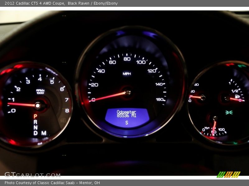Black Raven / Ebony/Ebony 2012 Cadillac CTS 4 AWD Coupe