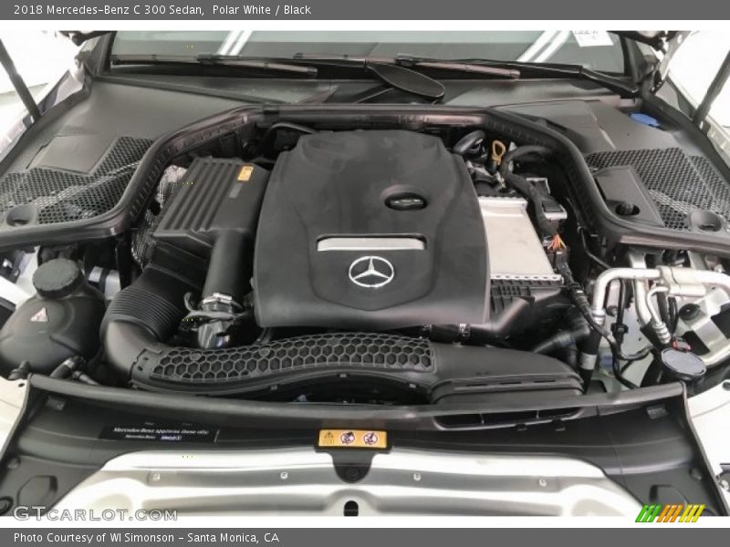 Polar White / Black 2018 Mercedes-Benz C 300 Sedan