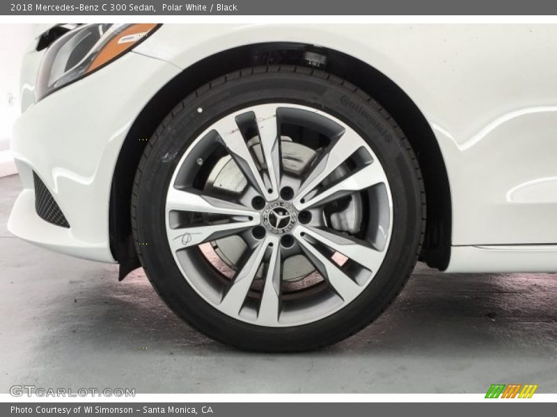 Polar White / Black 2018 Mercedes-Benz C 300 Sedan