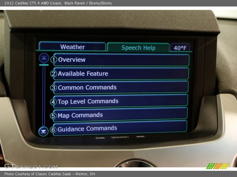 Black Raven / Ebony/Ebony 2012 Cadillac CTS 4 AWD Coupe