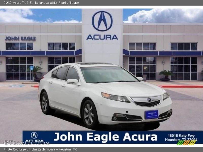 Bellanova White Pearl / Taupe 2012 Acura TL 3.5