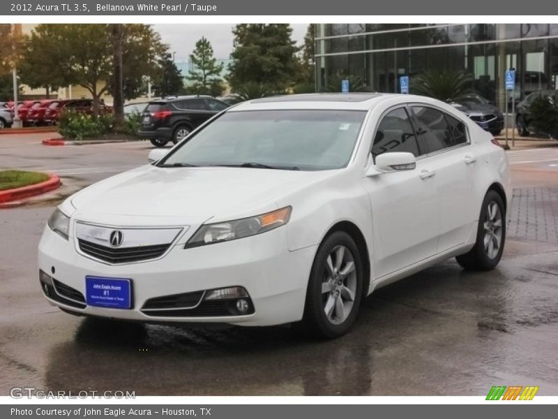 Bellanova White Pearl / Taupe 2012 Acura TL 3.5