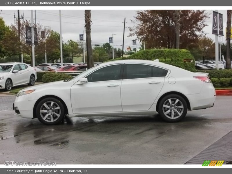 Bellanova White Pearl / Taupe 2012 Acura TL 3.5