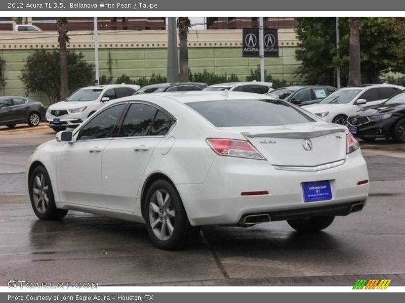 Bellanova White Pearl / Taupe 2012 Acura TL 3.5