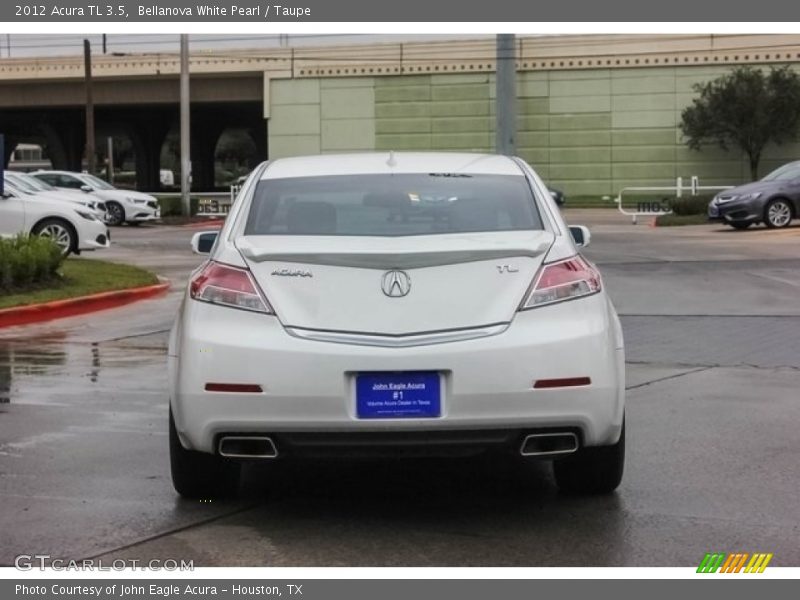 Bellanova White Pearl / Taupe 2012 Acura TL 3.5