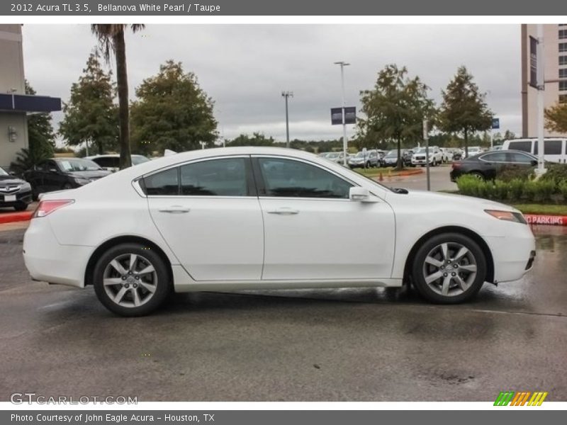 Bellanova White Pearl / Taupe 2012 Acura TL 3.5