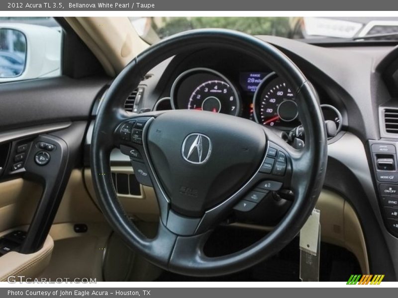 Bellanova White Pearl / Taupe 2012 Acura TL 3.5